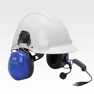 Image of PELTOR ATEX Twin Cup Headset with Boom Mic PMLN6333