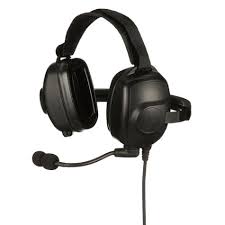 Image of eavy-Duty, Behind the Head Headset with Noise-Cancelling Boom Microphone PMLN6853