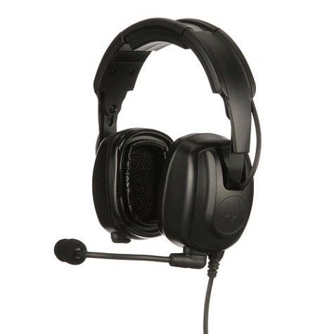 Image of Heavy Duty Over-the-Head Headset with Noise-Canceling Boom Microphone PMLN7466